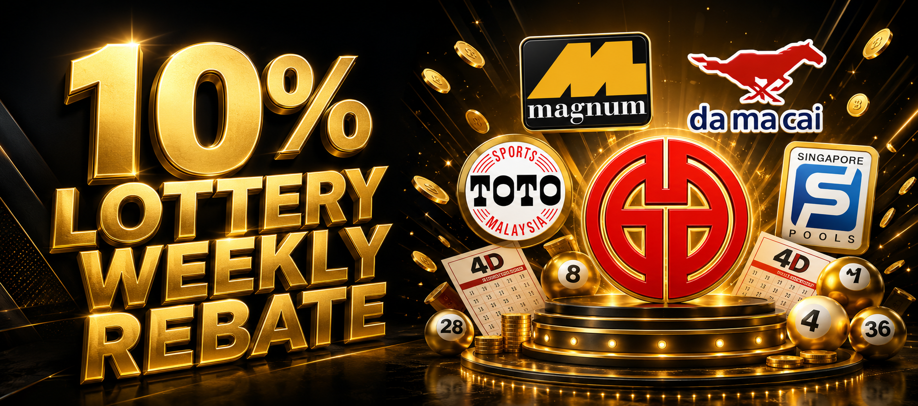 10% Lottery Weekly Rebate